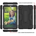 thumbnail image 2 of FIEWESEY Case for Samsung Galaxy Tab A7 Lite T220/T225, Heavy-Duty Drop-Proof and Shock-Resistant Rugged Protective case(with Stand) for Samsung Galaxy Tab A7 Lite T220/T225 8.7 Inch(Black/Black), 2 of 7