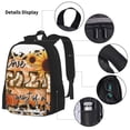 thumbnail image 3 of Pofeuu I Love Fall Most Of All Print Backpack Travel Backpacks With Lunch Bag Pencil Bag Set 3 pcs Set Cartoon Backpack, 3 of 7