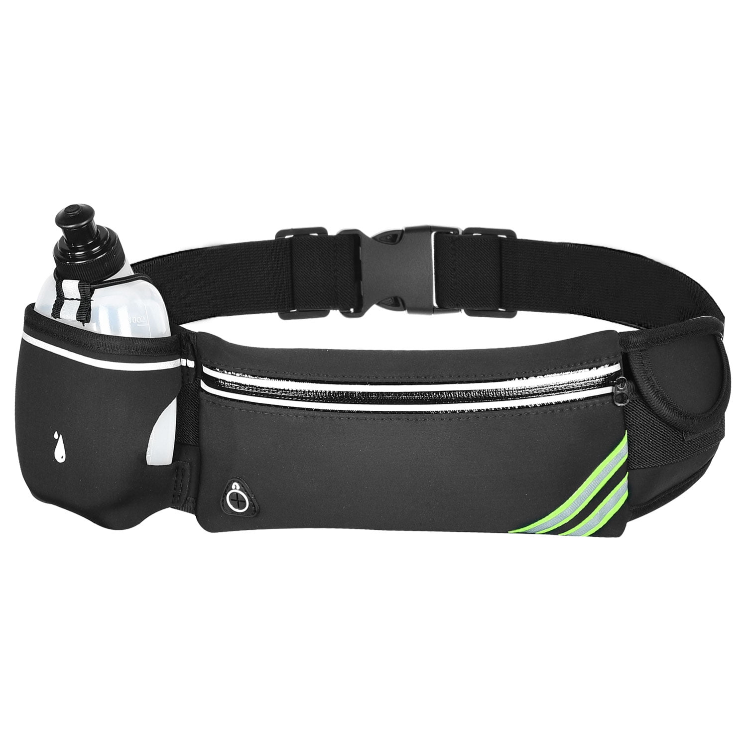 Running Hydration Belt with a BPA Free 10oz Water Bottle Waist Pack Fits Most Smartphones for Travelling Cycling Hiking by CUH