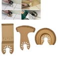 thumbnail image 2 of 3pcs/Set Carbide Oscillating Multi Tool Segment Saw Blades Tile Grout Cutter For Rough Sanding Fillers Tile Wood Cutter Ceramics, 2 of 5