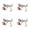 C*4, variant on Clearance Under $2.4! 1 Pack Resin Skeleton Figurine with Wine Glass, 7.5in Halloween Mantel Decor