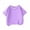 Purple1, variant on KyCheLot T Shirts for Boys Girls Loose Color Block Crewneck Short Sleeve Summer Tops 3-14 Years