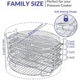 thumbnail image 4 of Bewildely Soporte para deshidratador de alimentos, estante de drenaje de frutas y verduras apilable de acero inoxidable de 5 capas, reemplazo Herramientas y accesorios para hornear, 4 of 6