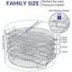 thumbnail image 4 of Billuyoard Soporte para deshidratador de alimentos, estante de drenaje de frutas y verduras apilable de acero inoxidable de 5 capas, reemplazo Herramientas y accesorios para hornear, 4 of 6