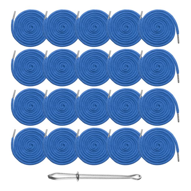 Uxcell 20pcs Cuerdas de Drawstring 51" Cuerda de Reemplazo para Sudadera