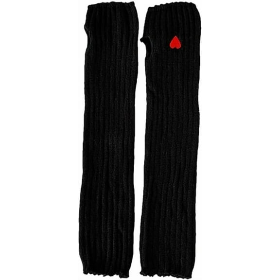 YooGuoGuo Cute Y2K Heart Arm Warmers Kawaii Half Finger Adorable Accesspties for Teen Girl Glove Gyaru Arm Sleeve Harajuku