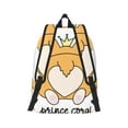 thumbnail image 2 of Yiaed Prince Corgi Dog Print Backpack, Premium Laptop Backpack, Travel Backpack for Women, Lightweight Backpacks, Comfortable Back Pack-Medium, 2 of 7