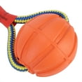 thumbnail image 5 of EVA Portable Pet Dog Training Interactive Chew Toys Ball with Rope, 5 of 5