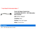 thumbnail image 2 of Front Left Upper Control Arm - Compatible with 2010 - 2015 Mercedes-Benz GLK350 2011 2012 2013 2014, 2 of 2