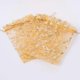thumbnail image 3 of 100Pcs 9x12cm Sheer Drawstring Heart Organza Jewelry Gift Bags (Gold), 3 of 5