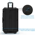 thumbnail image 2 of Waterproof Hard Case, 33 x 21 x 14 Inch, Equipment Case with Wheels/Customizable Foam/Retractable Handle for electronic, tool,cameras, Shockproof,Rolling Hard Case Inner 27.24"x15.6"x11.29", 2 of 10