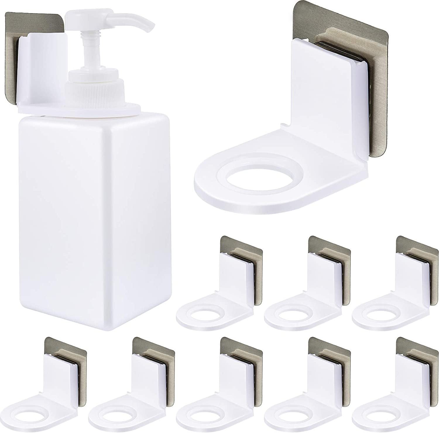 Details about  / Bathroom Rack Shower Shelf Wall Mount Shampoo Towel Bar Kitchen Corner Holder