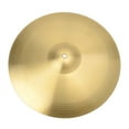 thumbnail image 2 of Copper Alloy 18-inch Drum Cymbal Ride 0.8mm Thickness Cymbal Gong Band Percussion Musical Instrument Toy, 2 of 5