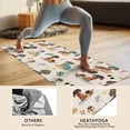 thumbnail image 4 of Dachshunds on the Beach Hot Yoga Mat Towel Non Slip for Hot Yoga - Quick-Drying Yoga Mat Cover with 4 Corner Pockets with Travel Bag - Hot Yoga Towel Non Slip 74"x26", 4 of 6
