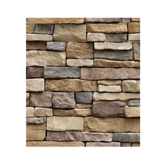 Maoww Living Room Bedroom Wall Decorative Sticker Eco-friendly Home Wall Decals PVC Waterproof Decor, Rock slice
