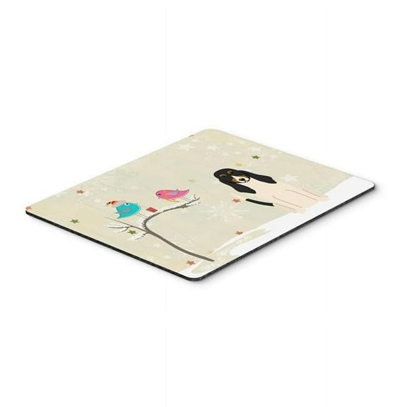 Carolines Treasures Christmas Presents Between Friends Swiss Hound Mouse Pad - Hot Pad or Trivet