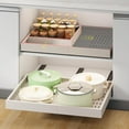 thumbnail image 4 of Pull out Cabinet Organizer Width (;-;) and Depth (;-;) Expandable With Rails Adjustable Slide out Drawers for Kitchen and Pantry Cabinet Roll out Shelves for Ca, 4 of 6
