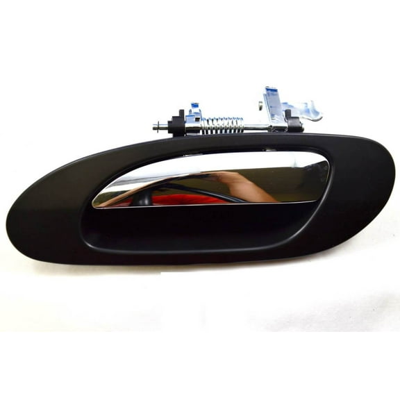 PT Auto Warehouse AC-3401MP-RL - Outer Exterior Outside Door Handle, Primed Black Housing with Chrome Lever - Driver Side Rear Fits select: 1999-2003 ACURA 3.2TL