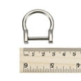 thumbnail image 5 of 23mm U Shape Horseshoe D-Rings Zinc Alloy Electroplated Silver Tone 2 Pack, 5 of 5