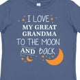 thumbnail image 4 of Inktastic I Love My Great Grandma to the Moon and Back Boys or Girls Toddler T-Shirt, 4 of 5