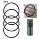thumbnail image 1 of Paquete de 4 juntas compatibles con la taza de viaje Contigo Snapseal Byron de 16 oz y 20 oz. Sello de goma de repuesto para la tapa Contigo Snapseal y pieza de silicona de repuesto para el vaso de, 1 of 8