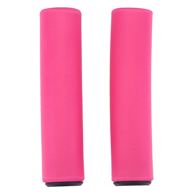 Bike Handlebar Grips, Soft Sponge Grips With End For Mountain Bike