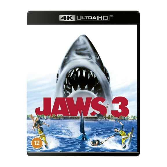 Jaws 3 (4K Ultra HD) Lea Thompson Simon MacCorkindale Bess Armstrong P.H. Moriarty Dan Blasko