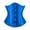 A19 Blue, variant on LEKDFST Purple Corset Tops for Women Waist Training Corsets Steel Boned Hourglass Steel Bone Underbust Steampunk Bustier Tops XL