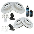 thumbnail image 2 of TRQ Performance Front and Rear Brake Pad & Rotor Kit BKA15340 Fits Select 2008-2017 Honda Accord, 2 of 4