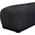 thumbnail image 4 of Meridian Furniture Calum Black Chenille Fabric Bench, 4 of 8