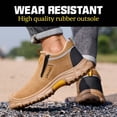 thumbnail image 5 of LAoutun Steel Toe Shoes for Men Slip on Welding Boots Mid-Cut Work Boots Safety Toe Footwear, 5 of 6