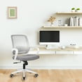 thumbnail image 6 of NEO CHAIR Ergonomic Office Chair, Lumbar Support Mid Back, Mesh Home Office Computer Desk Chair with Armrests, Gray, 6 of 9