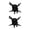 Black, variant on Customizable Skull Car Decal Quality Metal Sticker for Vehicle Exterior Long Lasting Adhesive Decorative Sticker
