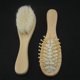 thumbnail image 1 of Baby Hair Brush and Comb Set Soft Natural Goat Hair Brush Infant Wooden Bath Shower Tool Girl Gift, 1 of 4
