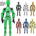 thumbnail image 1 of T13 Action Figure Titan 13 Action Figure Robot Action Figure3d Printed Action 26s, 1 of 5