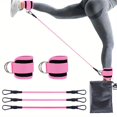 thumbnail image 2 of ENFOURCLASS Ankle Straps for Glutes & Legs - Resistance Band Attachment for Home Gym, Hip Thrusts, Squats, 2 of 16