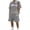 Grey, variant on Mens Summer Outfits 2 Piece Short Set Casual Tracksuits Matching Crew Neck Shirt and Vacation Shorts Jogging Tracksuit Lounge Sets