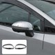 thumbnail image 4 of Cubierta de vidrio del espejo retrovisor lateral cromado para automóvil Marco de moldura Tapas para Note E13 2020 2021, 4 of 5
