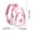 Pink, variant on Antqov Clear Backpack, Transparent Clear Backpack Heavy Duty Clear Bookbag Mini Clear Backpack for Stadium Events Sports, Work, Travel Supplies