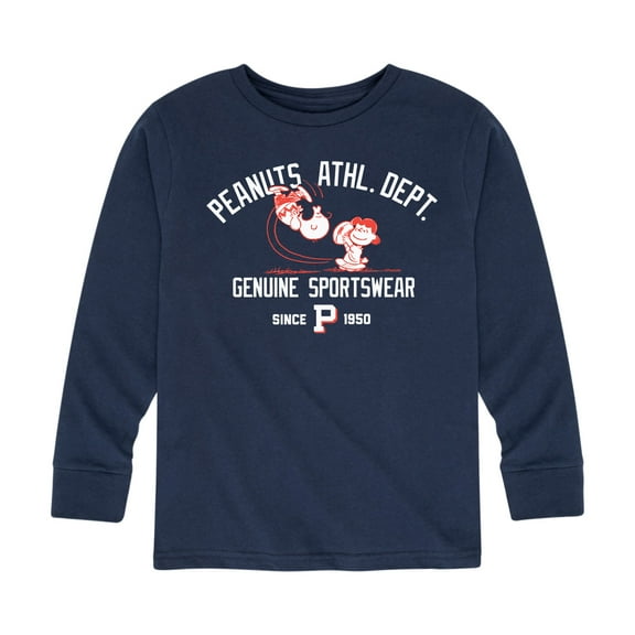 Peanuts - Athletic Departmentt - Toddler And Youth Long Sleeve Graphic T-Shirt