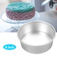 thumbnail image 3 of Opolski 1/2Pcs 6/8 Inch Aluminum Alloy Non-stick Fruit Tarts Pizza Cake Mold Baking Pan, 3 of 8