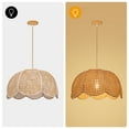 thumbnail image 5 of Arturesthome Southeast Asian Rattan Art Chandelier Modern Minimalist Creative Japanese Pendant Lamps, 5 of 8