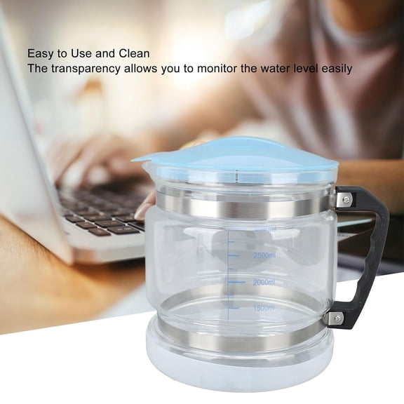 4L Glass Water Distiller Collection Bottle - Multipurpose Pitcher for Countertop Home Beauty Use