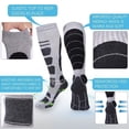 thumbnail image 3 of 3 pair VisBeaut Wool Ski Socks, Thermal Long Socks For Snowboard, Snow, Winter, Hunting, 3 of 5