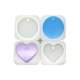 thumbnail image 4 of 4Pcs Pendant Epoxy Resin Molds Silicone Jewelry Charm Casting Molds Necklace, 4 of 5