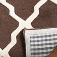 thumbnail image 5 of SAFAVIEH Cambridge Liam Geometric Wool Area Rug, Dark Brown/Ivory, 2'6" x 4', 5 of 9