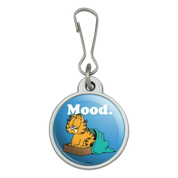 Garfield Mood Jacket Handbag Purse Luggage Backpack Zipper Pull Charm