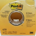 Postit Labeling & Coverup Tape, 1" x 700" Per Roll, 3 Rolls