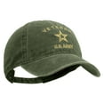 thumbnail image 6 of US Army Veteran Military Embroidered Washed Cap - Olive OSFM, 6 of 6