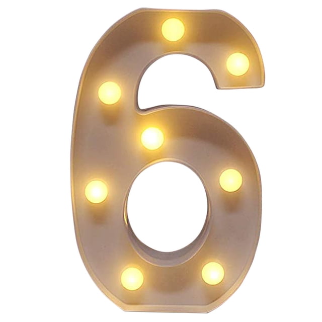 WRXMIJNHGSA Hangs Under $5 Light Light Standing Plastic Wihte Hanging Letters Letter Warm LED Up Lights Home Decor